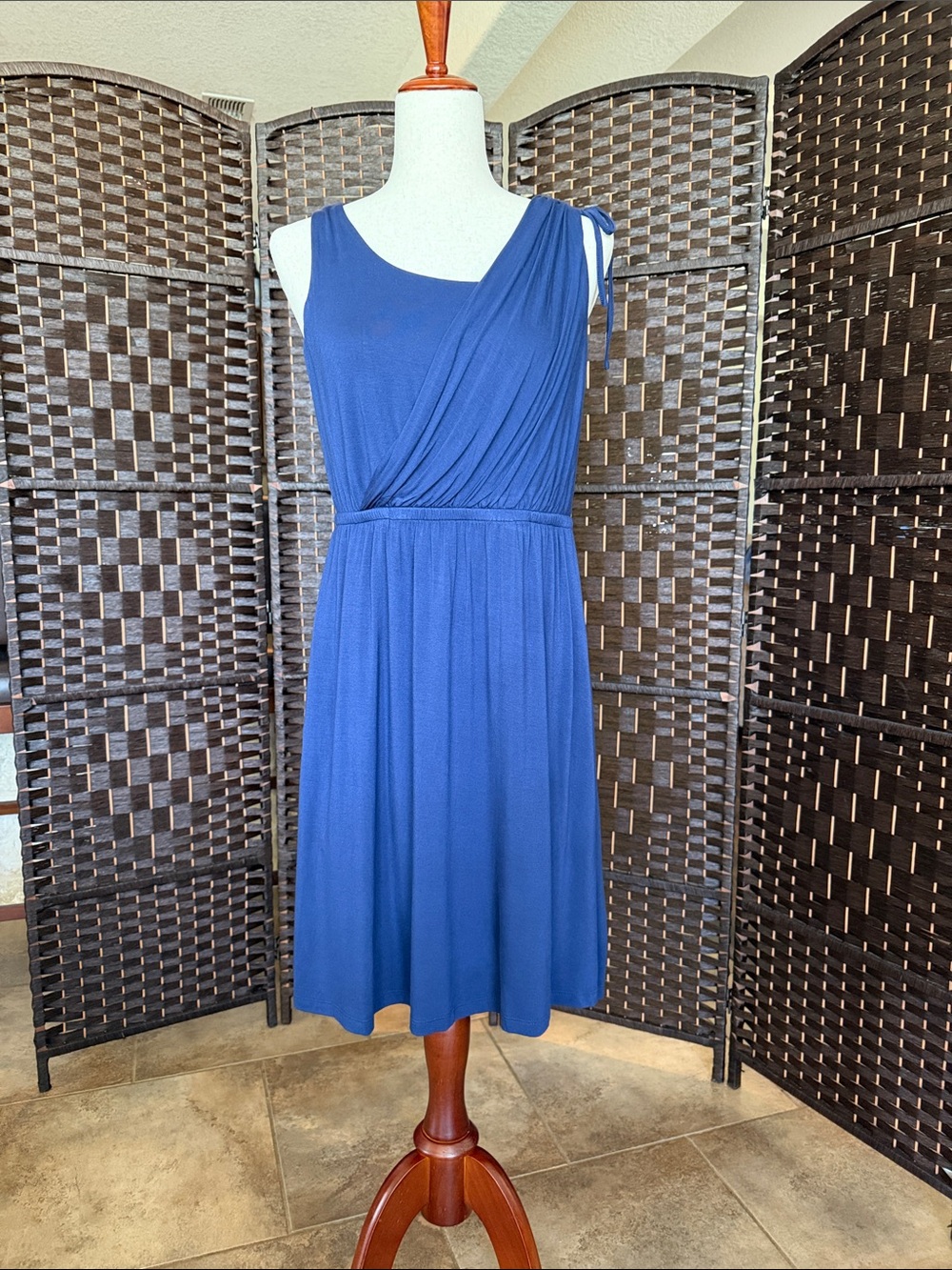 Soma Navy Blue Sleeveless Dress